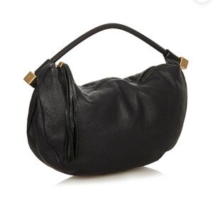 Brown calf skin Chanel hobo bag